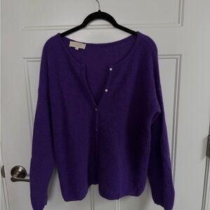 Sezane Purple Women's Cardigan